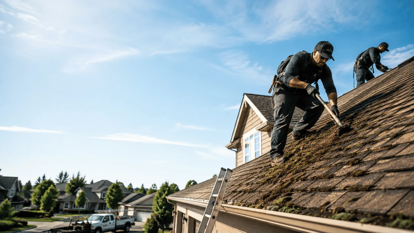 Roof Moss Removal in Gaylord, MI near me